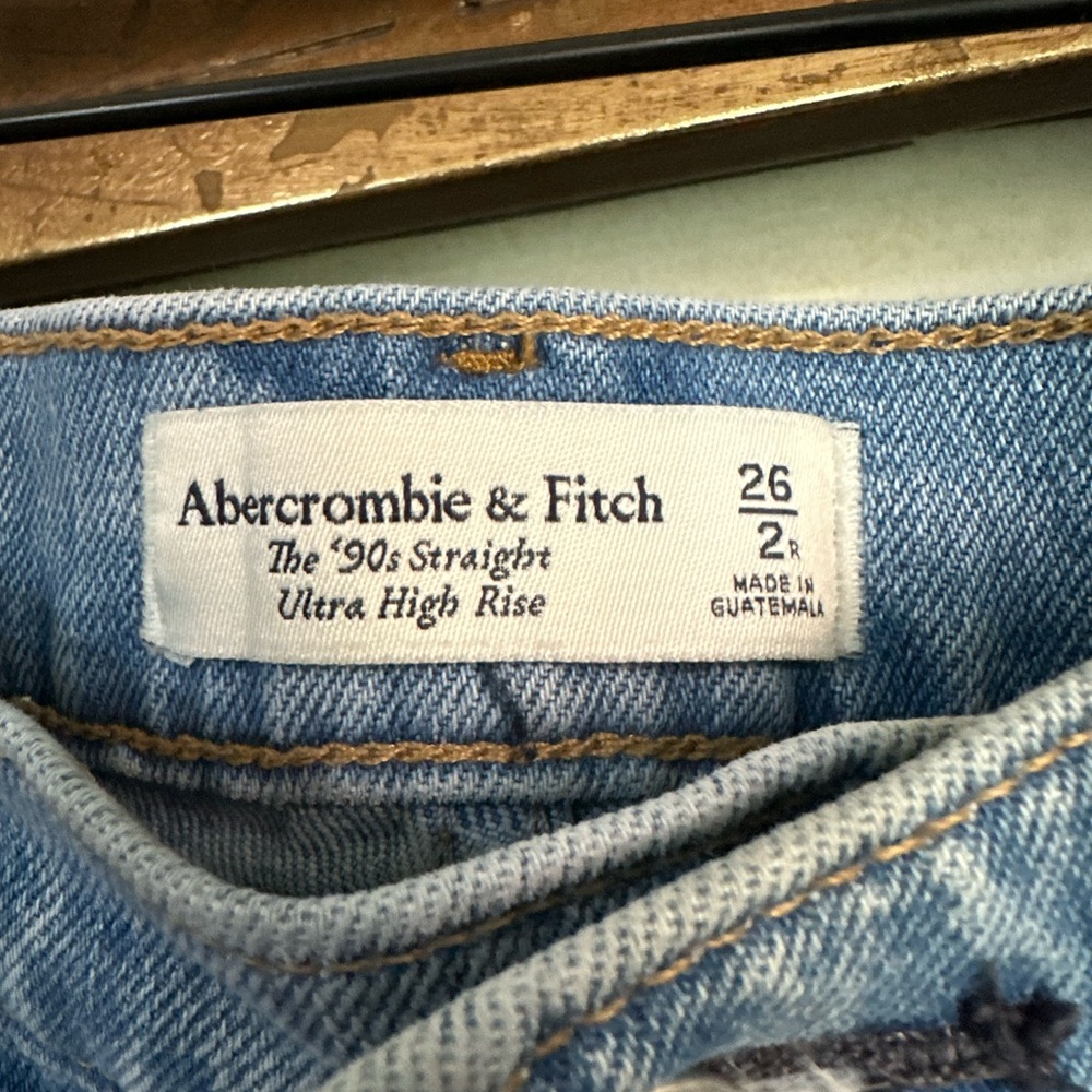 Abercrombie & Fitch Light Blue High Rise Jeans